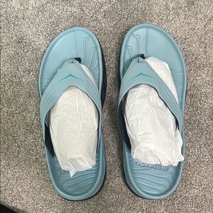 NEW Blue HOKA Flips
